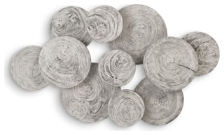 Clouds Wall Art, Gray Stone