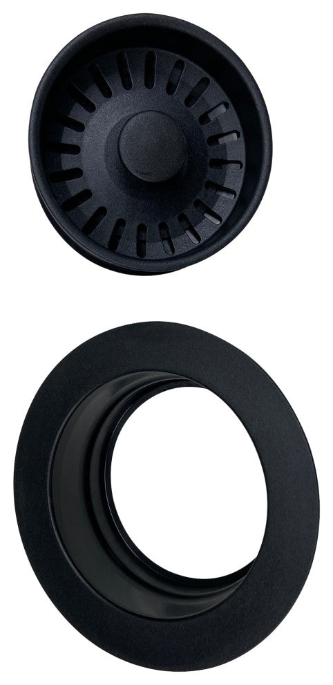 Disposal Trim For Plymouth Granite Composite Sinks, Black