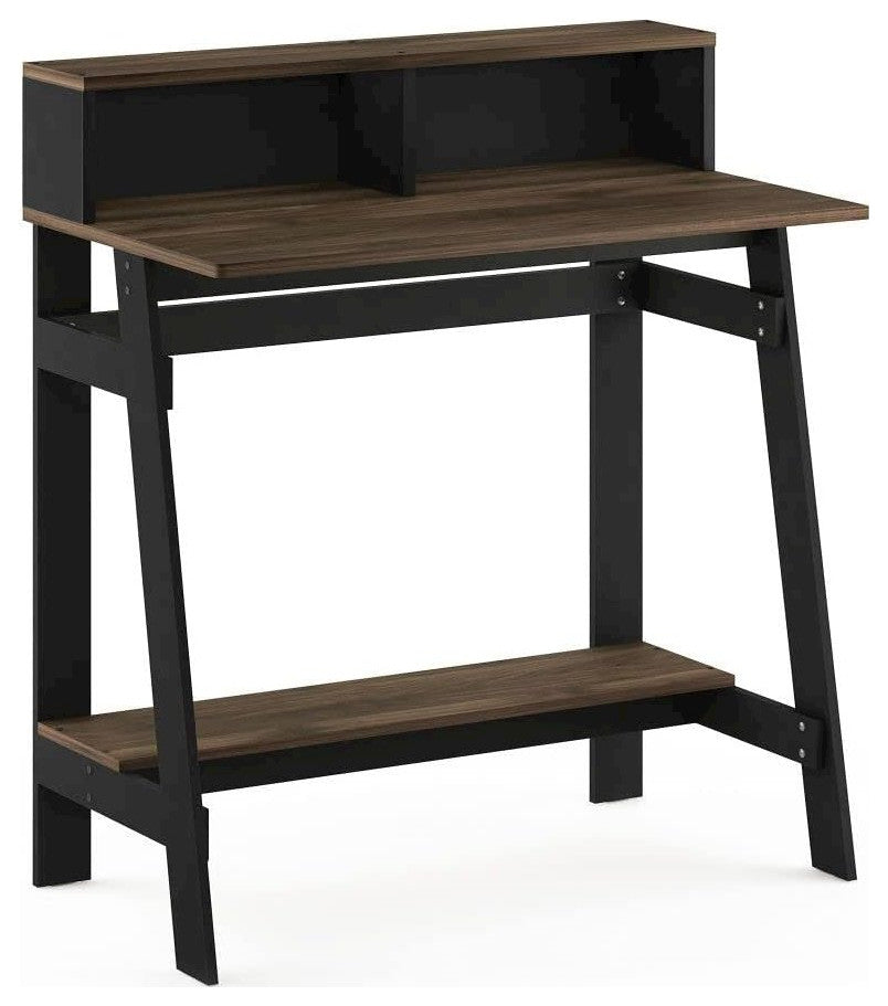 Furinno Simplistic A Frame Computer Desk, Columbia Walnut