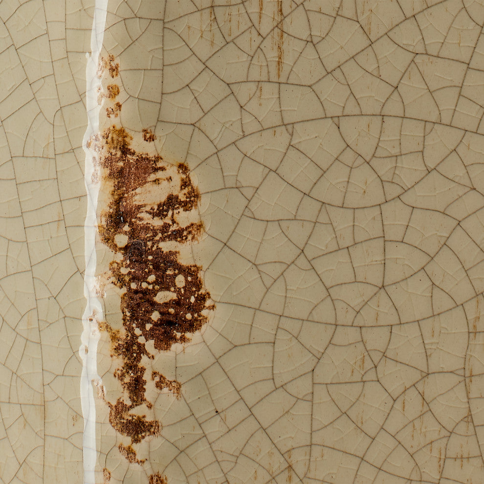 Porto Ceramic Indoor/Outdoor Side Table, Pistachio, Large