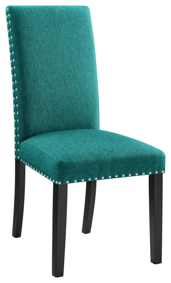 Parcel Dining Upholstered Side Chair, Teal