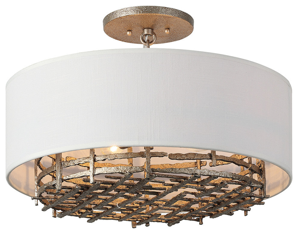 Cameo Pendant, Campagne Luxe, 4 Light, Semi-Flush or Pendant