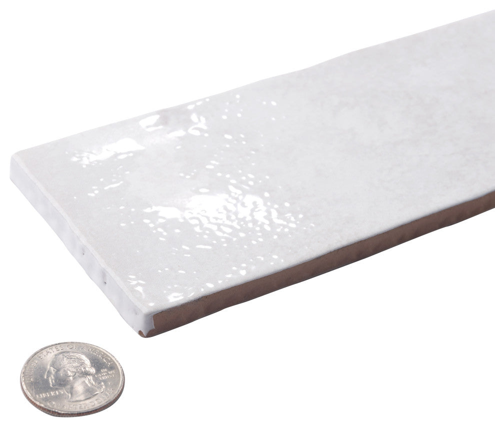 Biarritz 3" x 11-7/8" Ceramic Wall Tile, White
