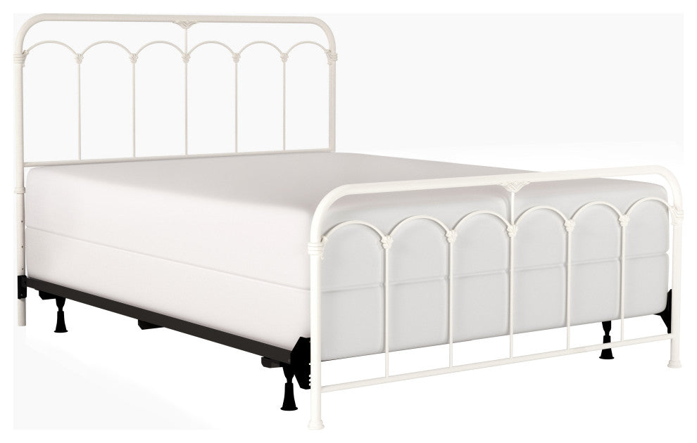 Jocelyn Bed Set, Bed Frame Included, White, Full