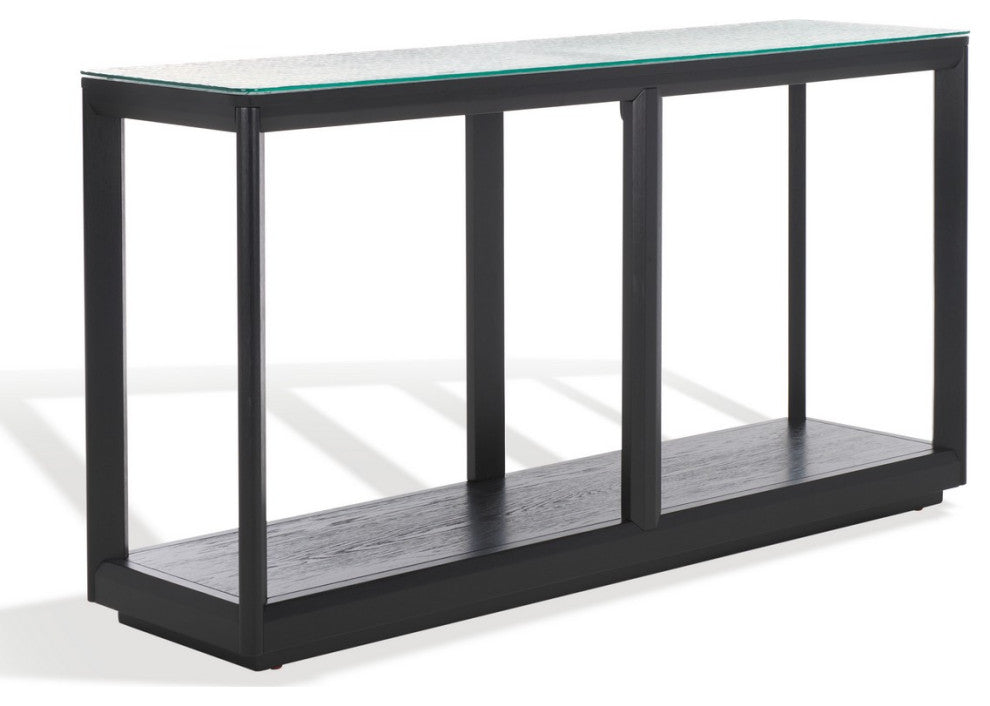 Safavieh Couture Benecarlo Glass Top Console Table