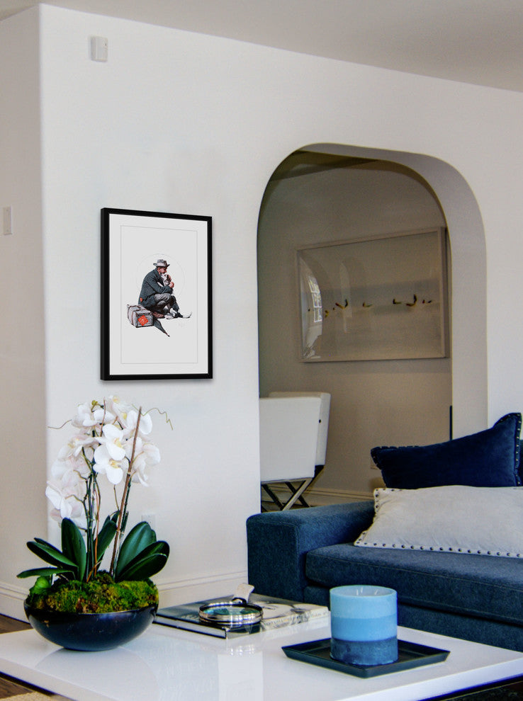 "Pals" Framed Art Print by Norman Rockwell