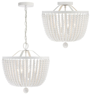 Crystorama Lighting Group 604_CEILING Rylee 4 Light 17"W - Matte Black with