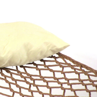 Sunnydaze 2-Person Polyester Spreader Bar Rope Hammock With 15' Stand