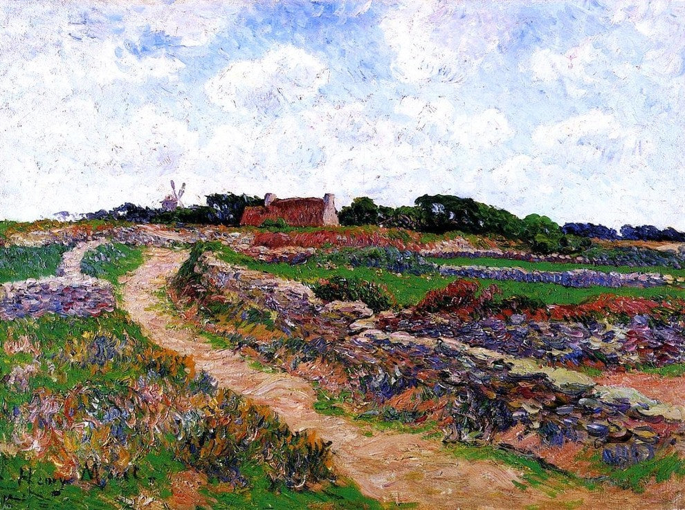 Henri Moret A Path in Clohars- Finistere Wall Decal