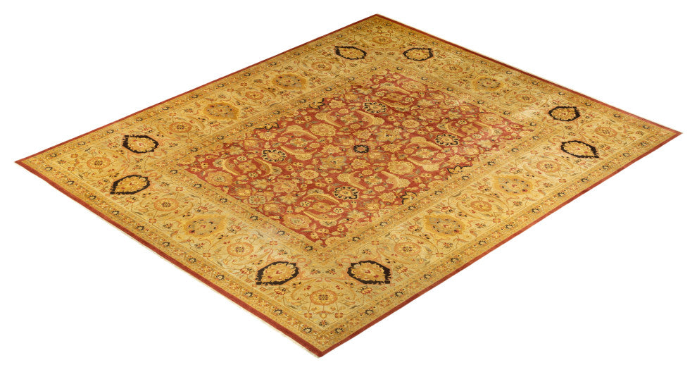 Mya, One-of-a-Kind Hand-Knotted Area Rug Orange, 12'3"x15'5"