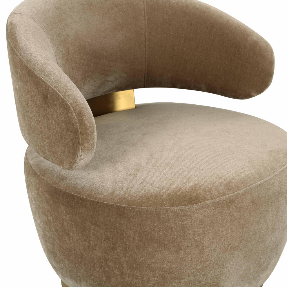 Austin Oat Recycled Fabric Swivel Chair Oat