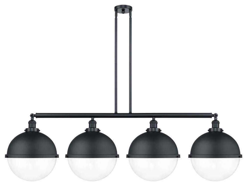 INNOVATIONS 214-BK-HFS-122-BK-LED 4-Light Island Light Matte Black