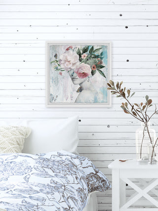 "Pastel Butterfly" Framed Painting Print, 12x12