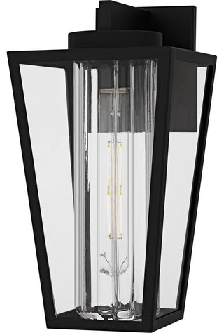 Jett One Light Outdoor Wall Lantern in Matte Black