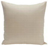Geometric Decorative Pillow, Oatmeal White, 26"x26"