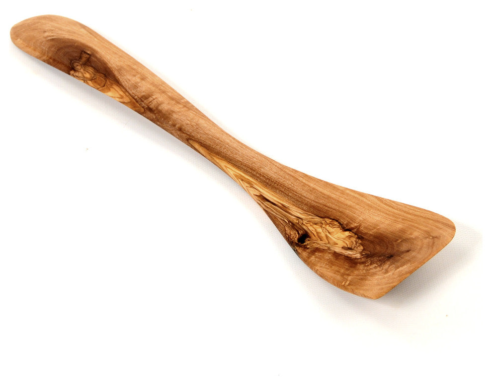 Handmade Olive Wood Utensil Spatula, Set of 2