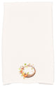 Cornicopia Wreath 18"x30" Cream Fall Print Hand Towel