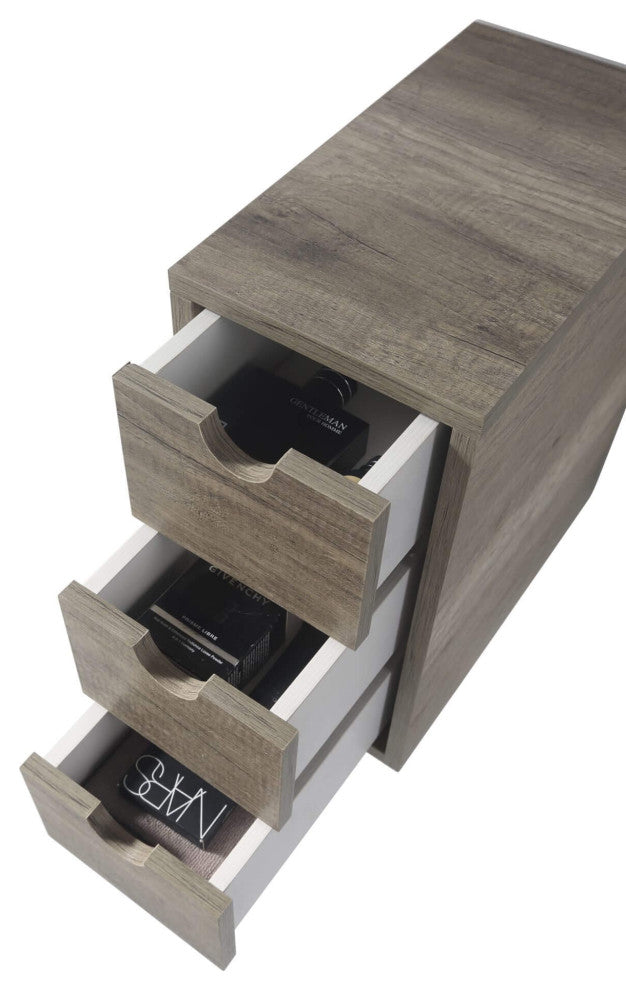 Shawbridge Collection Additional Drawers For Bathroom Vanity, Grey