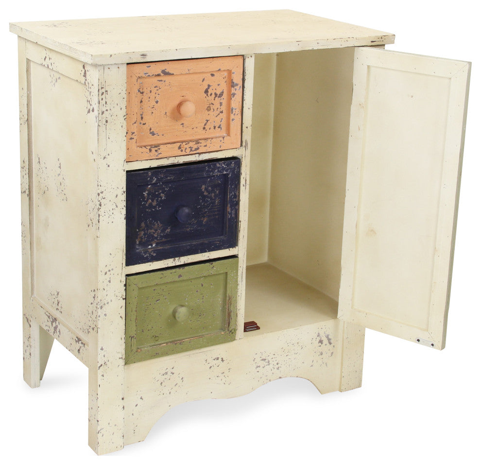 Aged Coastal Cabinet