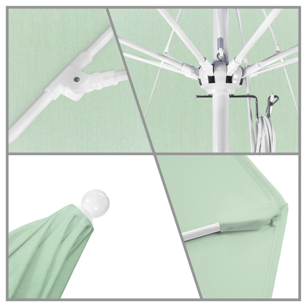 Fiberglass Umbrella White, Spa