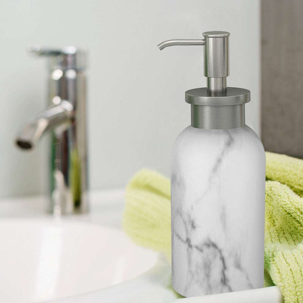 nu steel Misty Silver Collection Lotion Dispenser