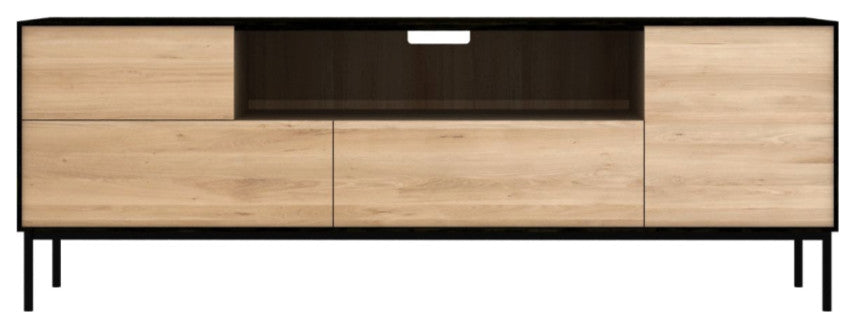 Varnished Oak Media Unit  | OROA Blackbird