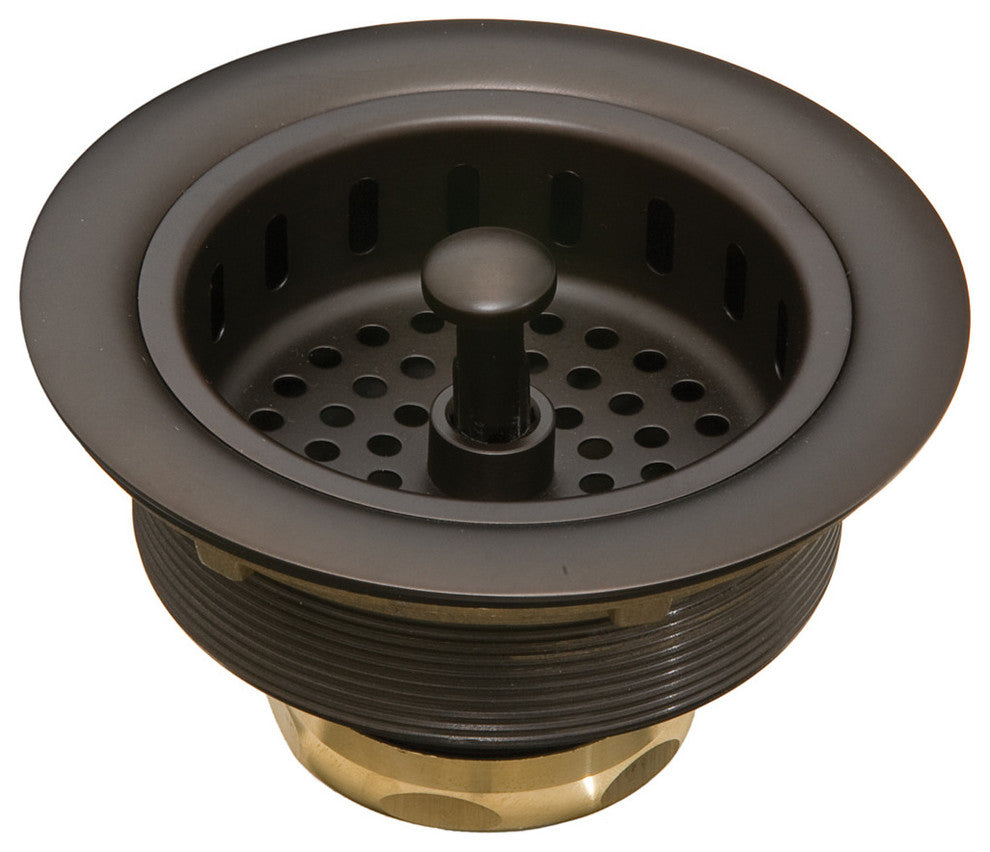 Thompson Traders TDB-35 Basket Strainer for Kitchen Sinks - Oil Rubbed Bronze
