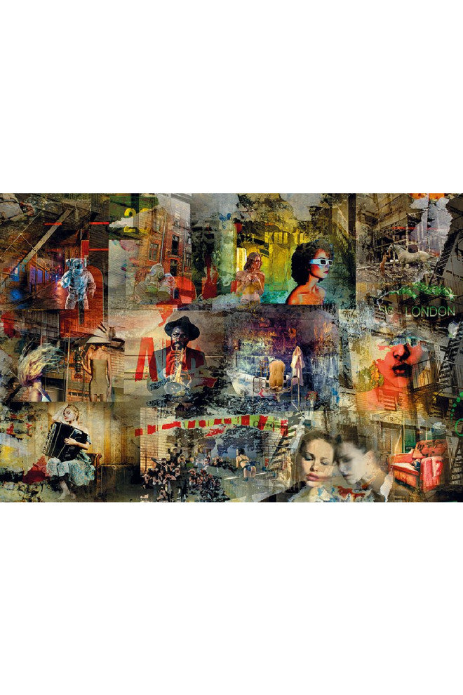 Modern Collage Photographic Artwork | Andrew Martin That's Life, Medium