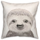 Baby Sloth 18"x18" Spun Poly Pillow