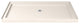 DreamLine SlimLine 32x54x2 3/4 Center Drain Single Threshold Shower Base Biscuit