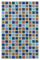 Allie Geometric Squares Contemporary Area Rug