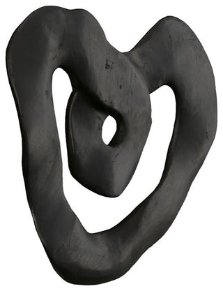 Swirl Wall Tile, Teak Wood, Assorted, Black