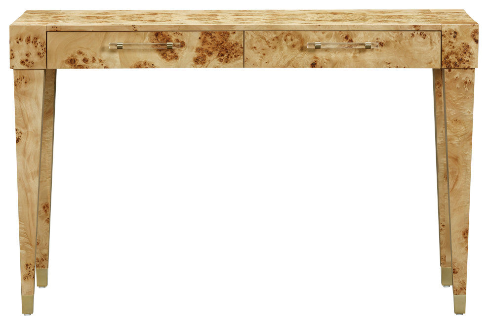 Brandyss Burl Work Desk, Natural