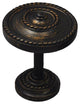 Rope Drapery Medallion Holdback, Burnt Gold