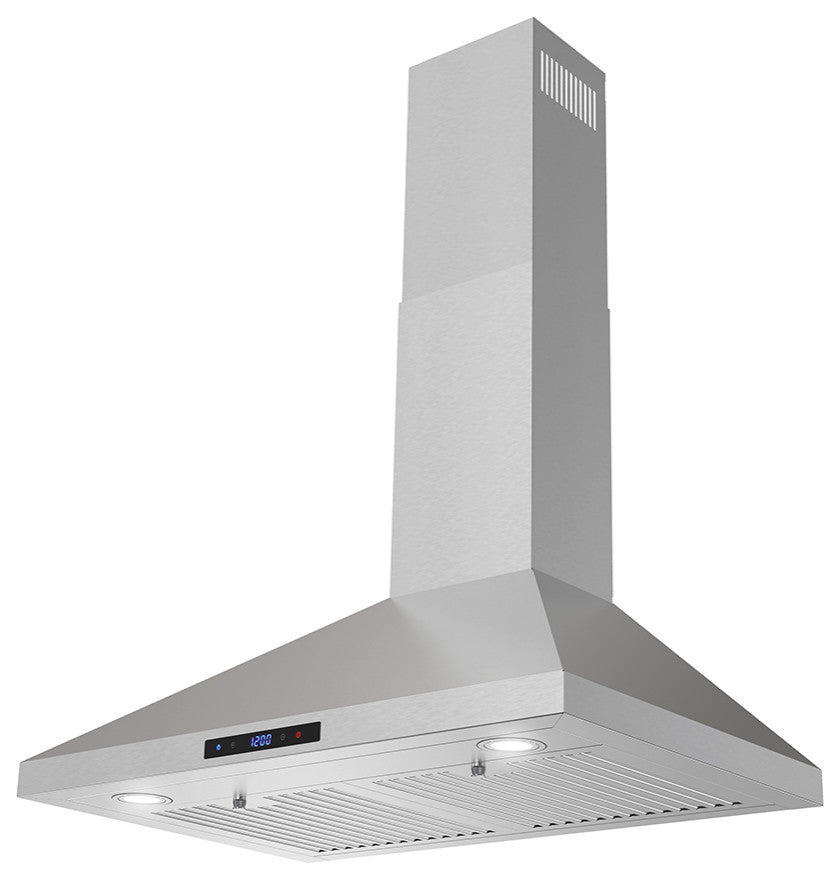 Streamline 30" Francesco Ducted Wall Mount Range Hood, Stainless Steel