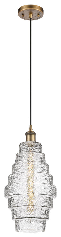 Innovations 516-1P-BB-G672-8 1-Light Mini Pendant, Brushed Brass