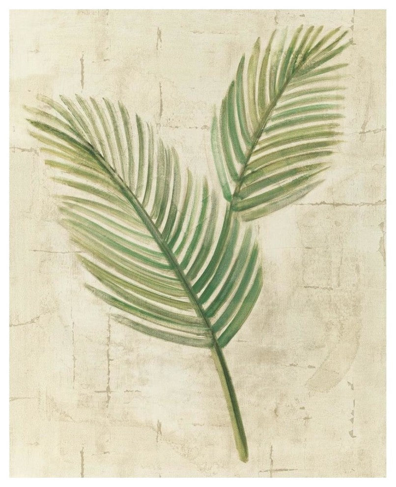 "Sago Palm Leaves Neutral Crop" Digital Paper Print by Albena Hristova, 24"x30"