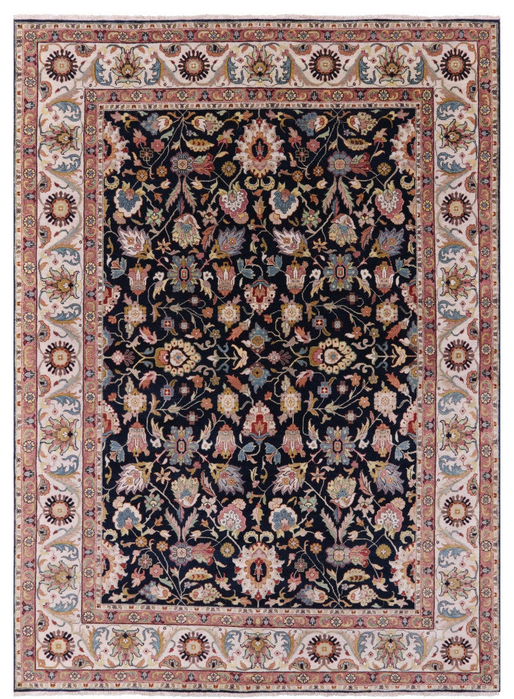 Persian Fine Serapi Hand-Knotted Wool Rug 8' 11" X 12' 1" - Q16030