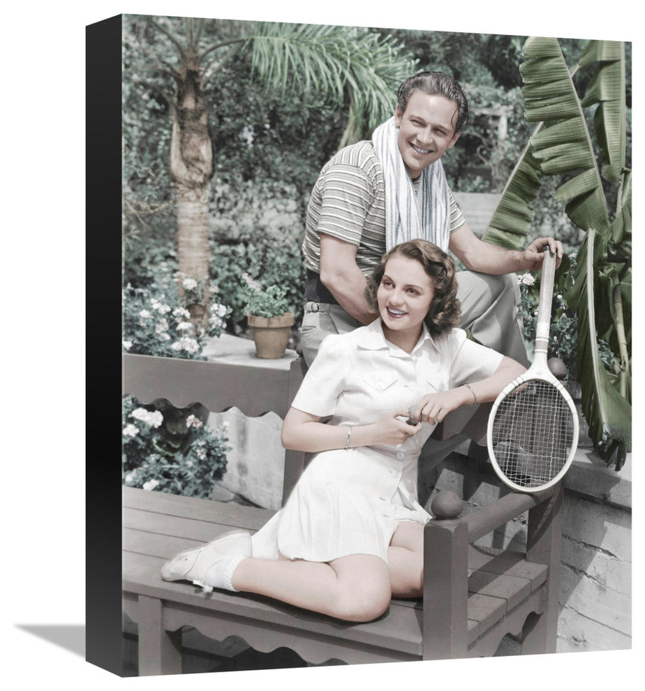 "Jeanne Cagney" Stretched Canvas Giclee by Hollywood Photo Archive, 13x16"