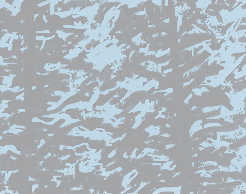 Hidden Forrest, Floral Print Kitchen Towel, Gray, 18 x 30"