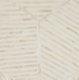 Safavieh Kiely Square Stool, Champagne