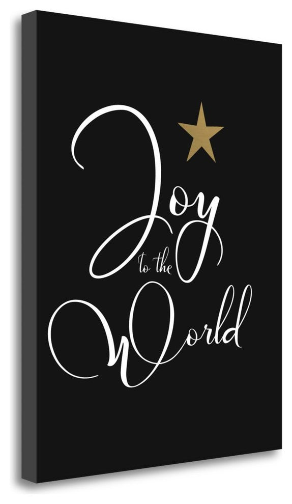 "Joy To The World" By Tara Moss, Giclee Print on Gallery Wrap Canvas