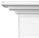 Sofia 57-In. Electric Fireplace With 1500W Log insert, Crystal Insert