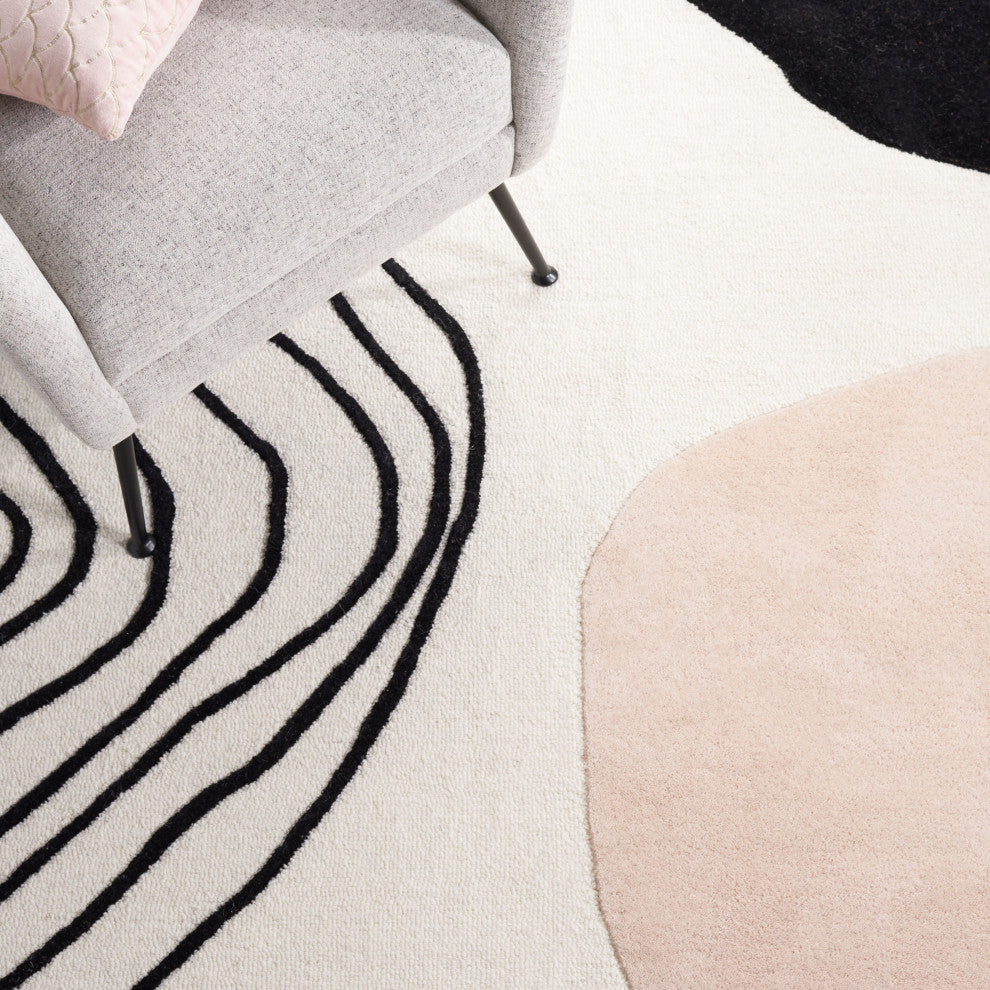 Safavieh Rodeo Drive Collection RD860U Rug, Ivory/Blush, 5' X 8'