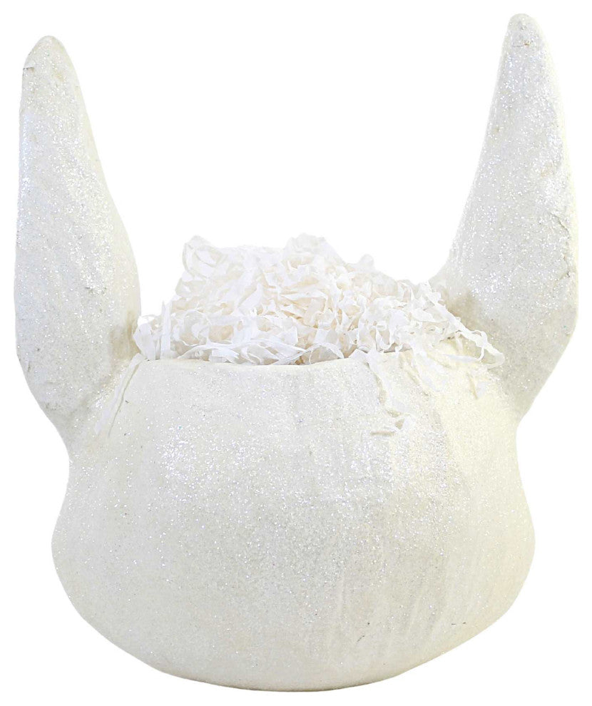 Easter Large Sweet Bunny Bucket Decorative Candy Handmade Decor Tj1308