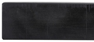 Rustic Fireplace Mantel Shelf, Midnight Black, 48"