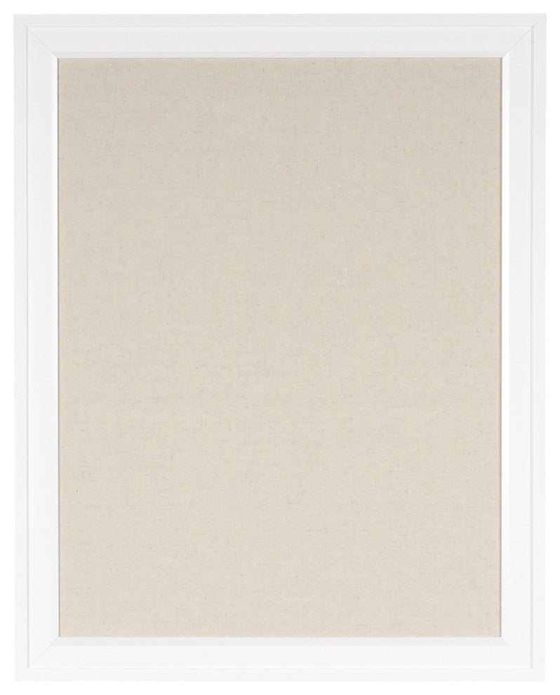 Bosc Framed Linen Fabric Pinboard Wall Organization Board
