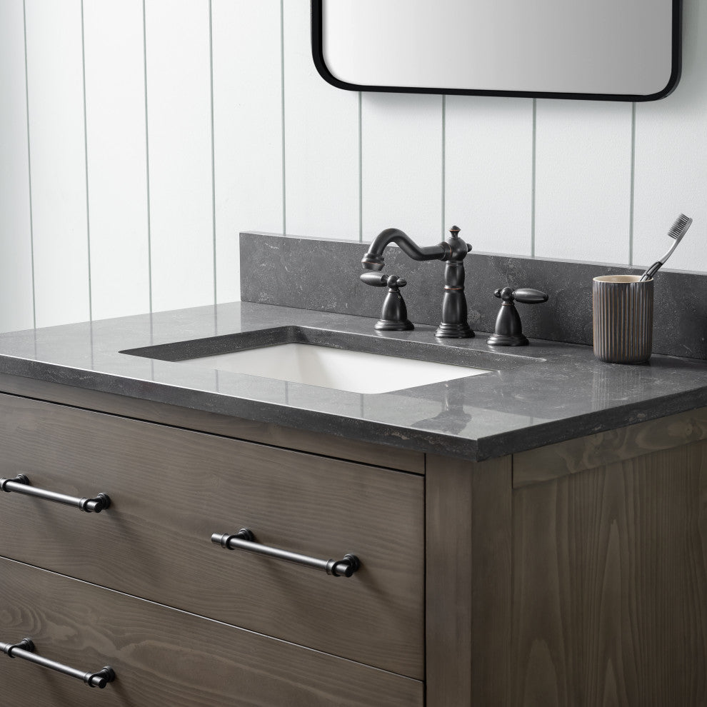 Windwood 36" Bathroom Vanity, Smoke Gray
