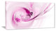 "Spiral Nebula Space Magenta" Abstract Digital Canvas Print