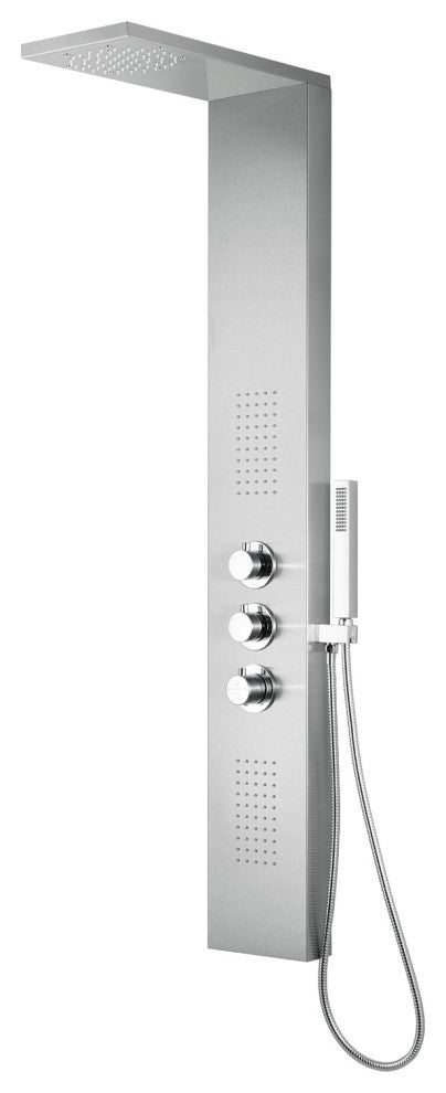 Blue Ocean 56-inch Stainless Steel SPS8729 Thermostatic Shower Panel